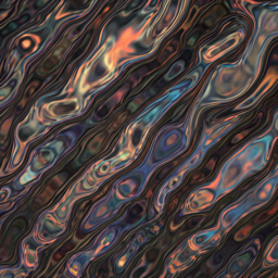 Holographic texture overlay